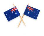 Aussie Flag Cocktail Sticks