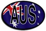 Australia Wavy Oval Decal