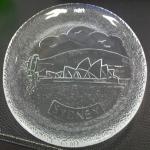 Handmade Swedish Crystal Plate