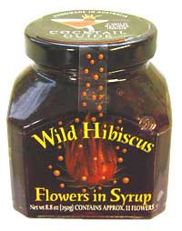 Wild Hibiscus Flowers in Syrup