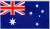 Blue Australian Flag Sticker (3