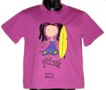 Surf Chick Purple Kids T-Shirt