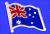 Australian Flag (SINGLE Flag) Pin